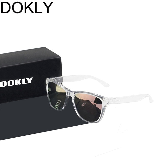 Dokly Real Polaroized Sunglasses Men and women polarized sunglasses Square Sun Glasses eyewear Oculos De Sol